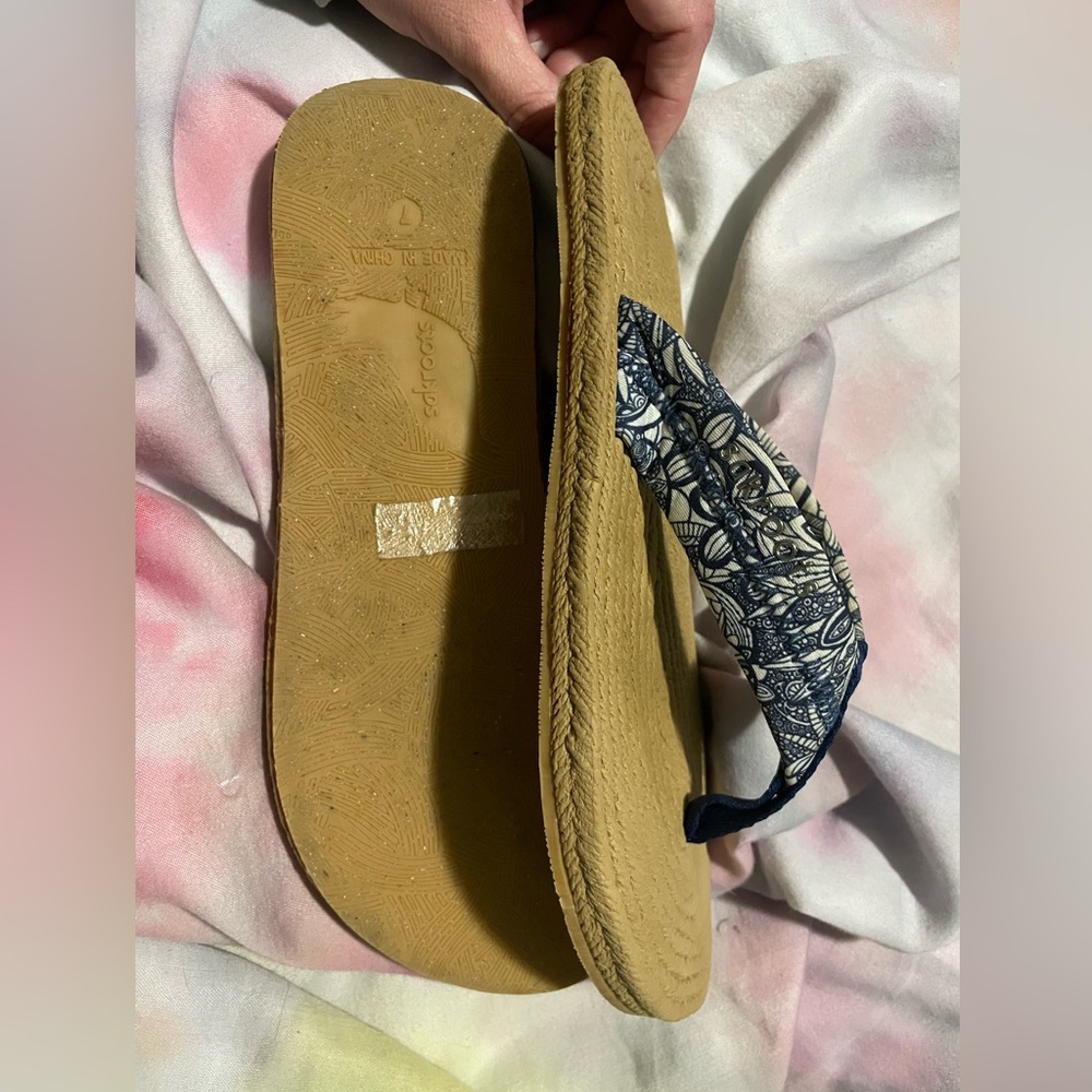 Beach flip flop sandals
